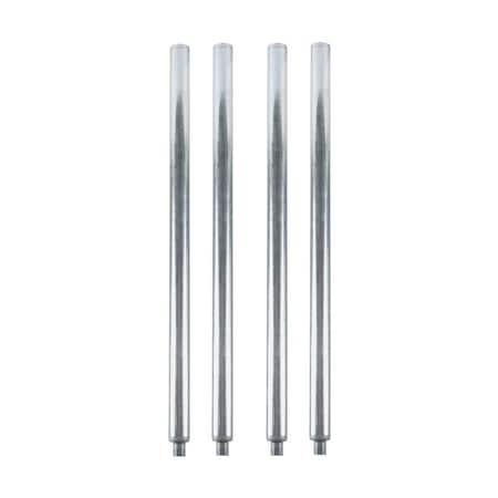 Amgood Galvanized Steel Leg 35in for Work Tables, Set of 4 Legs AMG WT-LEGS